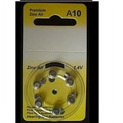 A10 Zinc Air Hearing Aid Batteries - 20 Wheels - 6 Batteries Per Wheel + FREE SHIPPING!