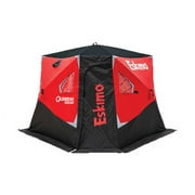 Eskimo Outbreak 350XD, Pop-up Portable Ice Shelter, Insulated, Red/Black, 3-4 Person Capacity, 40350