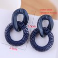 thumbnail image 1 of Pendientes geométricos de Color azul para mujer, colgantes de mariposa con flores bohemias, pendientes colgantes para mujer, aretes de mujer 2022 Tan Jianjun unisex, 1 of 2