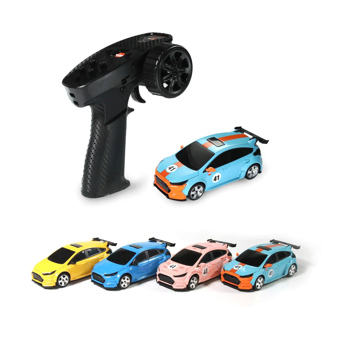SNT Mix GO MG044 1:43 MG044 RC Drift Car, 4WD Mini Racing Car with Camera, Proportional Steering, LED Lights & Dual Racing/Drift Modes – RTR + for Adults