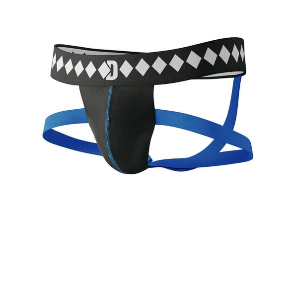 Diamond MMA Jock Strap + Athletic Cup for Men - Small | 4-Strap No Shift Athletic Supporters for Men with Cup for MMA, Boxing, Muay Thai, Wrestling, Jiu Jitsu | High Impact Sports Jockstrap with Cup