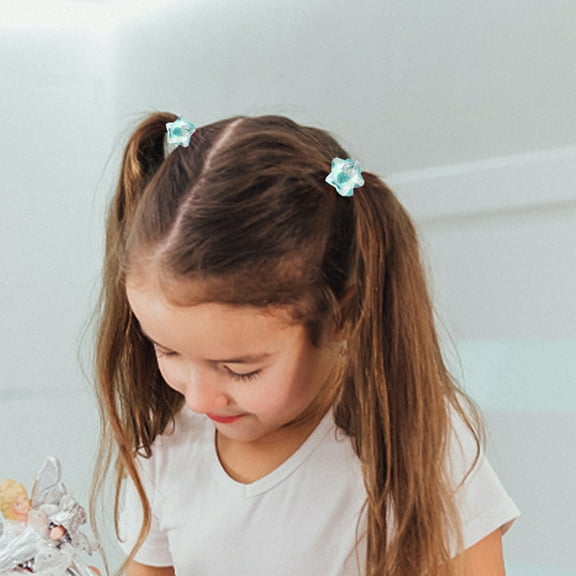 HEMOTON  20 PCS Small Rubber Band Scrunchies Elastic Mini Hair Ties Women's Child Colorful