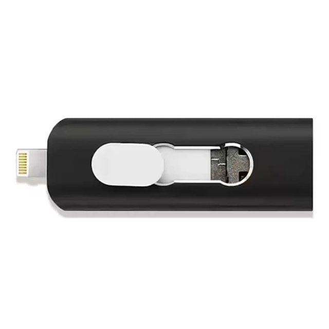 Memoria Usb 3 En 1 Usb Lightning, Android, Pc 1 Tera 1tb Negro