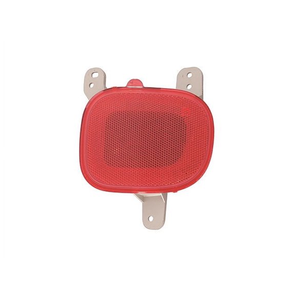 Right Passenger Side Bumper Reflector - Compatible with 2015 - 2018 Jeep Renegade 2016 2017