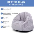 thumbnail image 3 of Delta Children Cozee Fluffy Chair, Kid Size (For Kids Up To 10 Years Old), 3 of 7