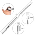 thumbnail image 3 of 4PCS Manicure Tool Set Stainless Steel Creative Cuticle Pusher Cuticle Remover, 3 of 8