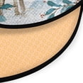thumbnail image 3 of 36.2 Inch Round Floor Mat Beautiful Watercolor Deer Carpet Decor Rug for Living Room Bedroom, 3 of 6