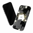 thumbnail image 3 of Glow in the Dark Cat Phone Case, Kawaii Starry Night Kitten Design Protective Cover for iPhone 16 15 14 13 12 11 Pro Max Mini Plus, 3 of 6