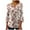 Multicolor, variant on Womens Tops Dressy Casual 3/4 Sleeve V Neck Women Work Blouses for Office Professional XXl Oversized Button Down Shirts for Women
