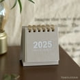 thumbnail image 1 of Fiudx Mini Calendario de Escritorio, Planificador Anual 2024-2025, Formato Compacto con Tapa Vertical, Portátil para Casa, Oficina y Escuela, Fácil de Pasar de Página, Ligero, Tamaño 7,5 X 6,5 X 3,5, 1 of 5