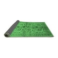 thumbnail image 2 of Ahgly Company Indoor Round Oriental Emerald Green Traditional Area Rugs, 7' Round, 2 of 4