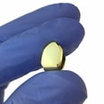 thumbnail image 5 of 14K Gold Plated Tooth Cap Solid 925 Sterling Silver Single One Tooth Grillz, 5 of 8