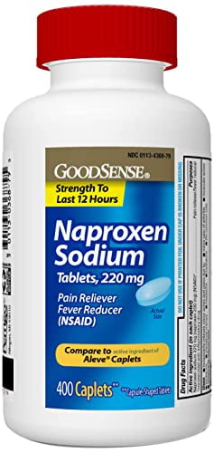 GoodSense Naproxen Sodium Tablets 220 Mg, Pain Reliever And Fever ...