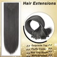thumbnail image 4 of MY-LADY 26Inches 8Pcs/Set 18 Clips in Hair Extensions Straight Hairpieces Heat Resistant Synthetic Fiber Full Head Clip in Hair Hairpieces, 4 of 8