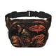 thumbnail image 1 of Balery Dark Skull King Throne Mochila Cinturón para Mujeres y Hombres, Bolsa de Cintura Impermeable de Doble Capa con Correa, 1 of 9