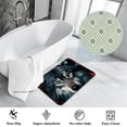thumbnail image 3 of Wolf Polyester Non-Slip Machine Washable Office Mat - Door Mat Chair Rugs Door Mats, 3 of 6