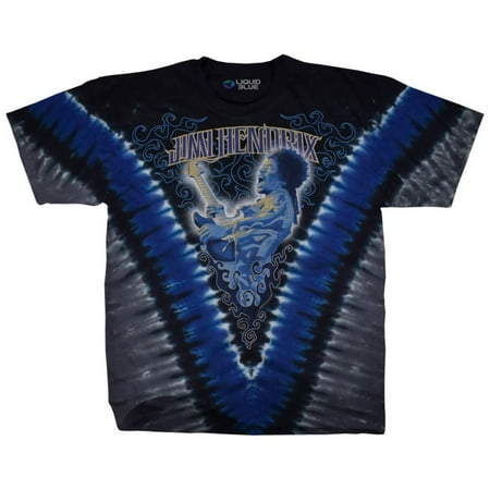 Jimi Hendrix Purple Haze V Dye Apparel T Shirt Tie Dye Walmart Com