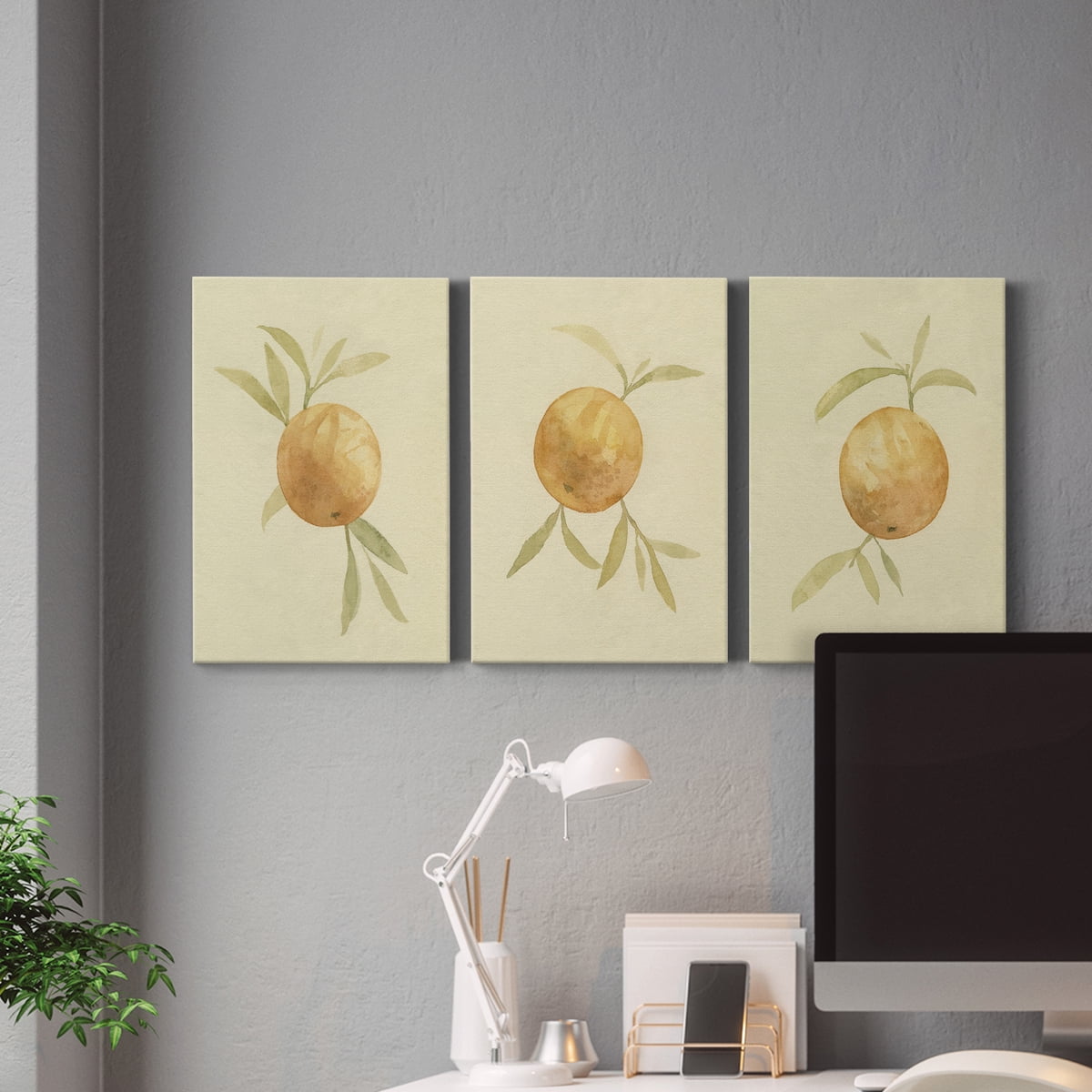 Dappled Oranges I Premium Gallery Wrapped Canvas - Ready to Hang - 12 x 18 Each
