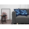 thumbnail image 3 of Ambesonne Blue Throw Pillow Cover 2 Pack, Thirthy 5 Modern, 16", Dark Blue Pale Blue, 3 of 5
