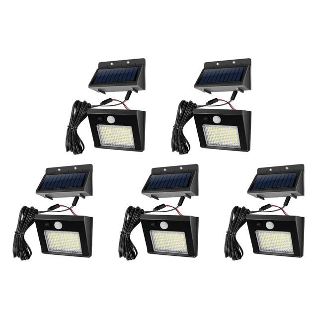 Luz solar exterior de 32 LED, 1200 mAh, reflector para vallas, alumbrado público (32 LED)