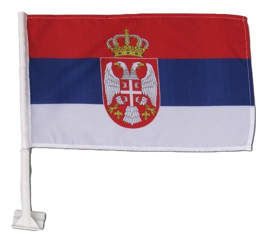 12x18 Serbia Country Car Vehicle 12"x18" Flag 