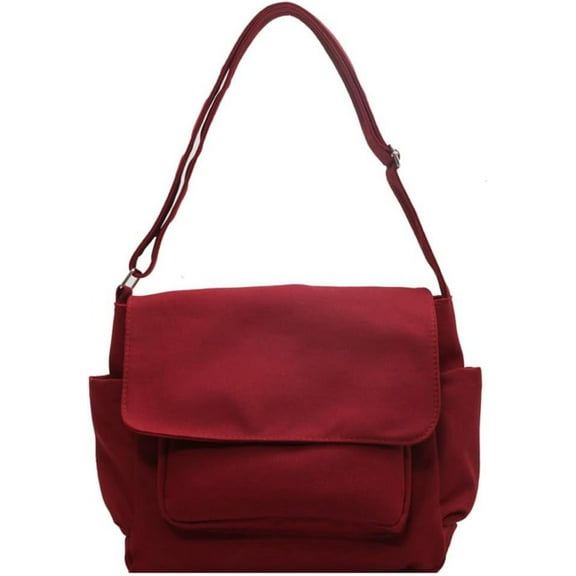 Kukuzhu Canvas Hobo Bags Message Bag Women Casual Crossbody Shoulder Bag Chic Large Handbag