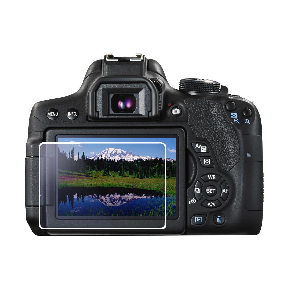 GGS IV Self-Adhesive Optical Glass LCD Screen Protector for Canon 7D Mk2 Camera