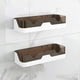 thumbnail image 1 of Estante de ducha de pared sin perforaciones, estante de ducha adhesivo con fuerte adherencia, su opción ideal para un almacenamiento versátil en el baño, la cocina y el dormitorio (2 piezas), 1 of 5