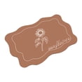 thumbnail image 2 of RKSTN Rug Irregular Diatom Mud Floor Mats For Bathrooms, Absorbent And Non Slip Floor Mats For Household Use Fall Decorations for Home, 2 of 2