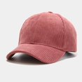 thumbnail image 1 of Custom Baseball Hat,Snapback.Design Your Own Logo Corduroy Baseball Caps For Men Woman DIY Adjustable Casual Trucker Hat Dad CapOver 15 Embroidery Gao Jinjia LED, 1 of 2