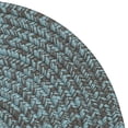 thumbnail image 2 of Colonial Mills 8' x 10' Blue and Gray All Purpose Handcrafted Reversible Oval Outdoor Area Throw Rug, 2 of 2