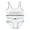 White, variant on SHenli Girls Seamless Underwear Set - Training Bra and Matching Panties – Crop Cami Bralette and Briefs for 8-14 Age