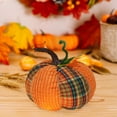 thumbnail image 4 of Eoozwa Faux Fall Knitted Pumpkins Small Knit Rustic Farmhouse Foam Pumpkins for Thanksgiving Halloween Autumn Mantel Table Decor, 4 of 6