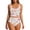 Pink, variant on Jamicy Modest Swimsuits for Women 2026 Summer New Women's High Waisted Bikini Sets Wide Straps Two Piece Swimsuit Floral Print Bathing Suits