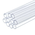 thumbnail image 1 of Uxcell Paquete de 10 Tubos Rígidos de Plástico Transparente 6mm ID x 8mm OD, Tubos Redondos de Policarbonato para Tubería de Agua de Acuario, 1 of 7