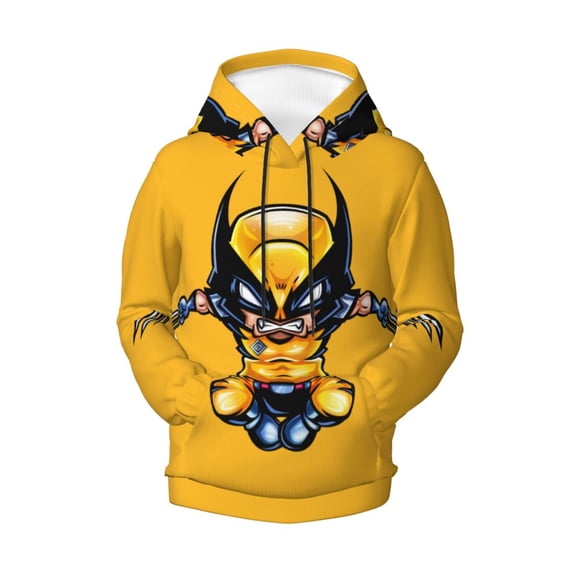 Wolverine Teen Boys Girls Hoodies 3D Printed Hooded Sweatshirts for Kids Long Sleeve Casual Unisex Pullovers with Pockets