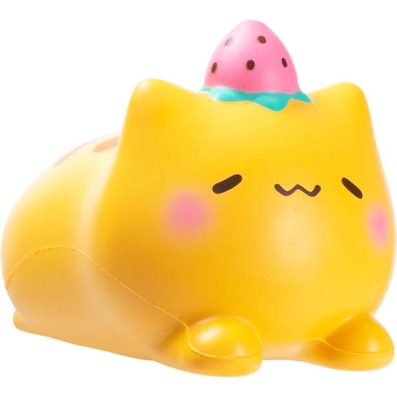 Hamee SquiSHU Jumbo Strawberry Cat Squeeze Squishy
