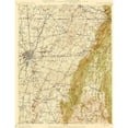 thumbnail image 3 of USGS 12x14 Black Modern Framed Museum Art Print Titled - Hagerstown Maryland Quad - USGS 1910, 3 of 5