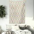 thumbnail image 3 of Numbers Tapestry, Bubble Style Numbers Equation Division Addition Multiplication Themed Children Math, Wall Hanging for Bedroom Living Room Dorm Decor, 60W X 80L Inches, Multicolor, by Ambesonne, 3 of 5