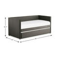 thumbnail image 6 of Lexicon Therese Fabric Daybed with Trundle in Gray, 6 of 10