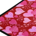 thumbnail image 3 of Valentine's Day Kitchen Rug, Anti-Fatigue Washable Cushioned Standing Non Slip Red Heart Valentine Runner Floor Mat Area Rug for Kitchen Bedroom Laundry Room 39" X 20", 3 of 7