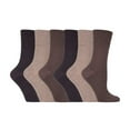thumbnail image 1 of Gentle Grip - 6 Pairs Ladies Gentle Grip Non Elastic Socks, 1 of 2