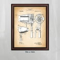 thumbnail image 7 of Vintage Hair Dryer Patent Print, Unique Art for the Salon Hair Dryer Decor or for Your Home Bathroom Wall Decor, 11x14, 2134W, 7 of 7