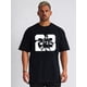 thumbnail image 1 of [Opción popular] Camisetas estampadas de baloncesto para hombre: cómodas, elásticas, de cuello redondo, ideales para el verano y el aire libre en negro, vino tinto, verde oscuro, azul y gris., 1 of 6