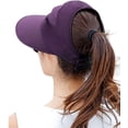 thumbnail image 2 of Sun Hats for Women Wide Brim UV Protection Summer Beach Hiking Fishing Packable Visor Hat, 2 of 3