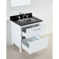 thumbnail image 6 of Bellaterra Home 30 in. Single sink vanity with white carrara top, 6 of 12