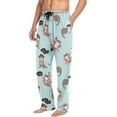 thumbnail image 5 of Top-kevin Cute Sea Otter Pajama Pants Cute Robotic Men's Pajama Bottoms Lounge Sleepwear PJs Sleep Pants, 5 of 11