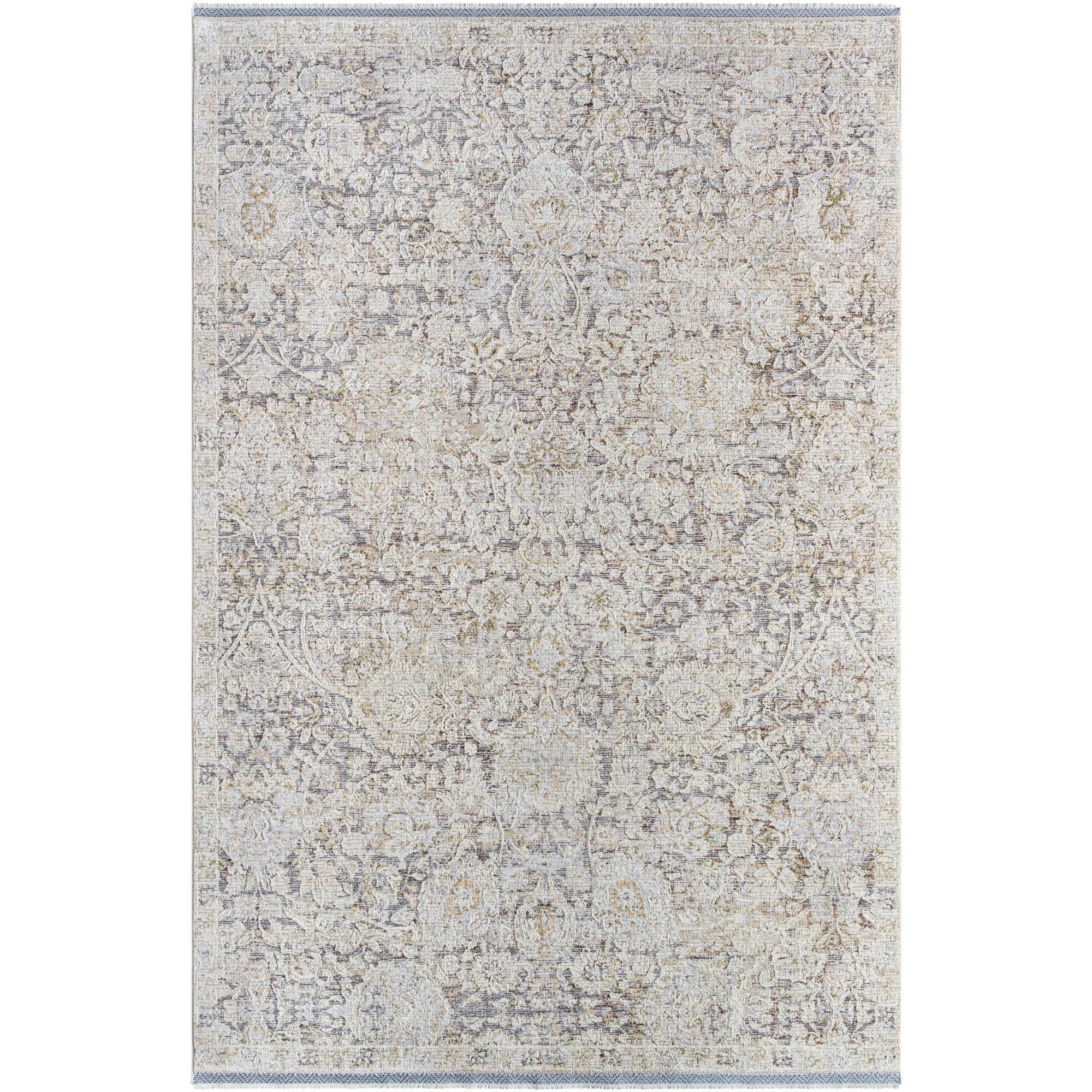 Artistic Wavers Rivaldo Area Rug, 7'10" x 10', Light Olive/Cream