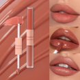 thumbnail image 4 of Esmalte de labios de doble cabeza, duradero, resistente al agua, espejo que no se decolora, esmalte de labios mate de terciopelo para cosméticos de mujer, 4 of 5