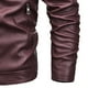 thumbnail image 5 of Chaquetas de Cuero de Imitación Para Hombres Chaqueta de Cuero Más Chaqueta de Lana Chaqueta de Motocicleta Chaqueta de Cuero Cálida Odeerbi ODB-4, 5 of 8